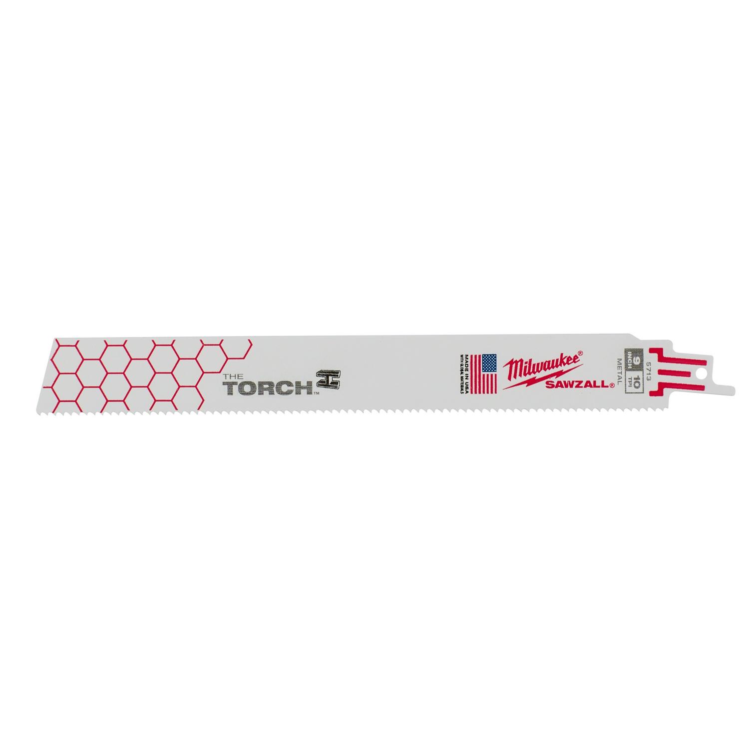 Milwaukee The Torch 9 in. Metal Demo Reciprocating Saw Blade 10 TPI 1 pk - Mycitystee