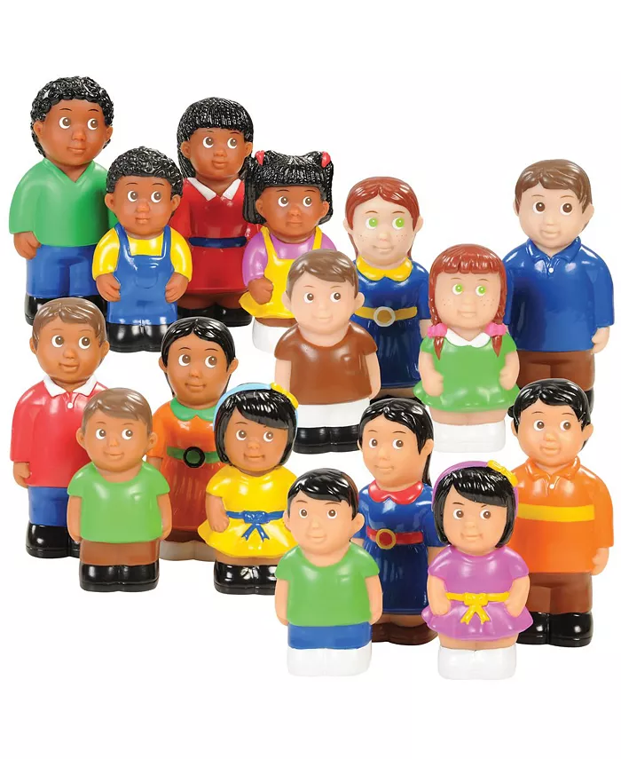 Kaplan Early Learning Pretend Play Families - Set of 16 - Mycitystee