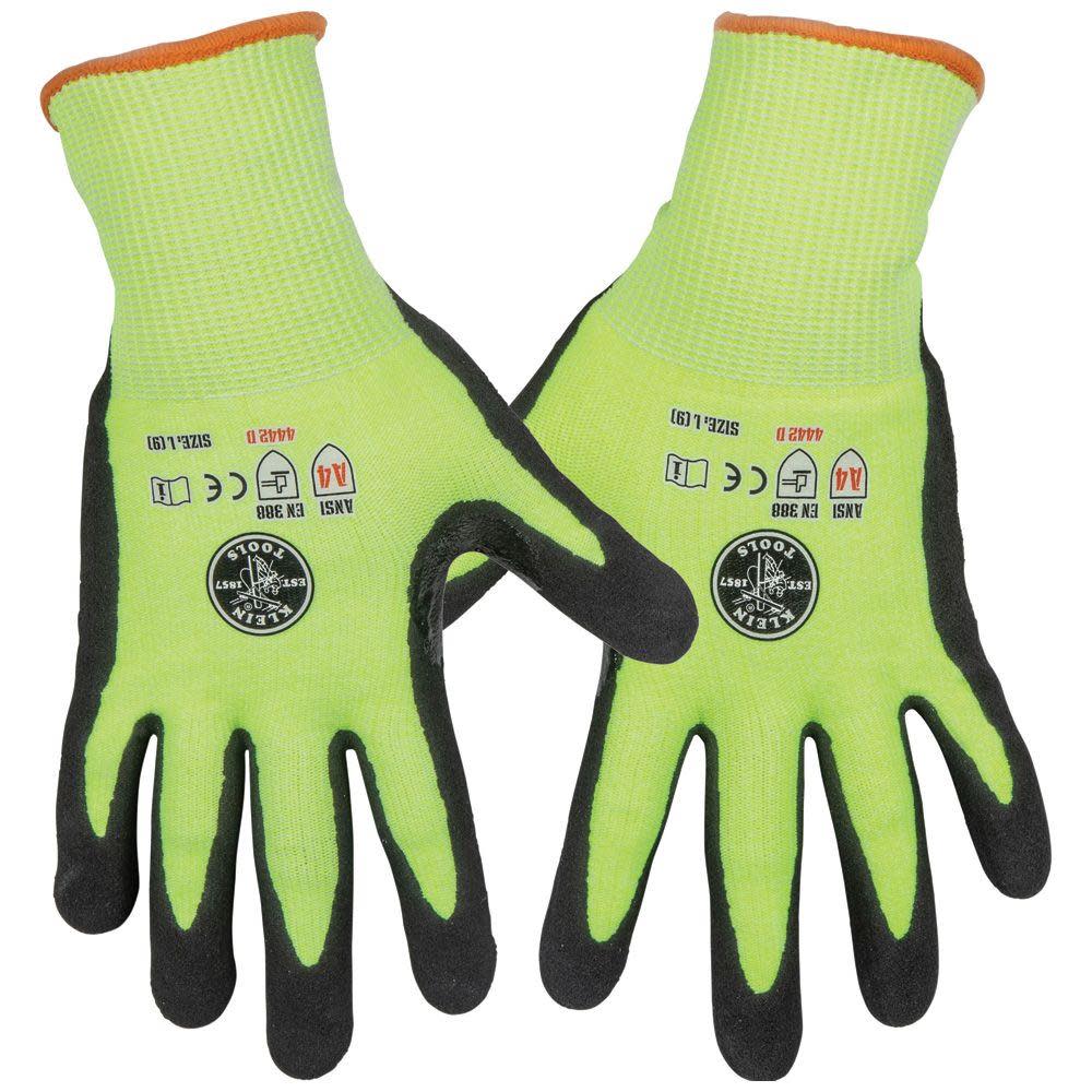 Klein Tools 2-Pair of Work Gloves Cut Level 4 Touchscreen Large 60186 from Klein Tools - Mycitystee