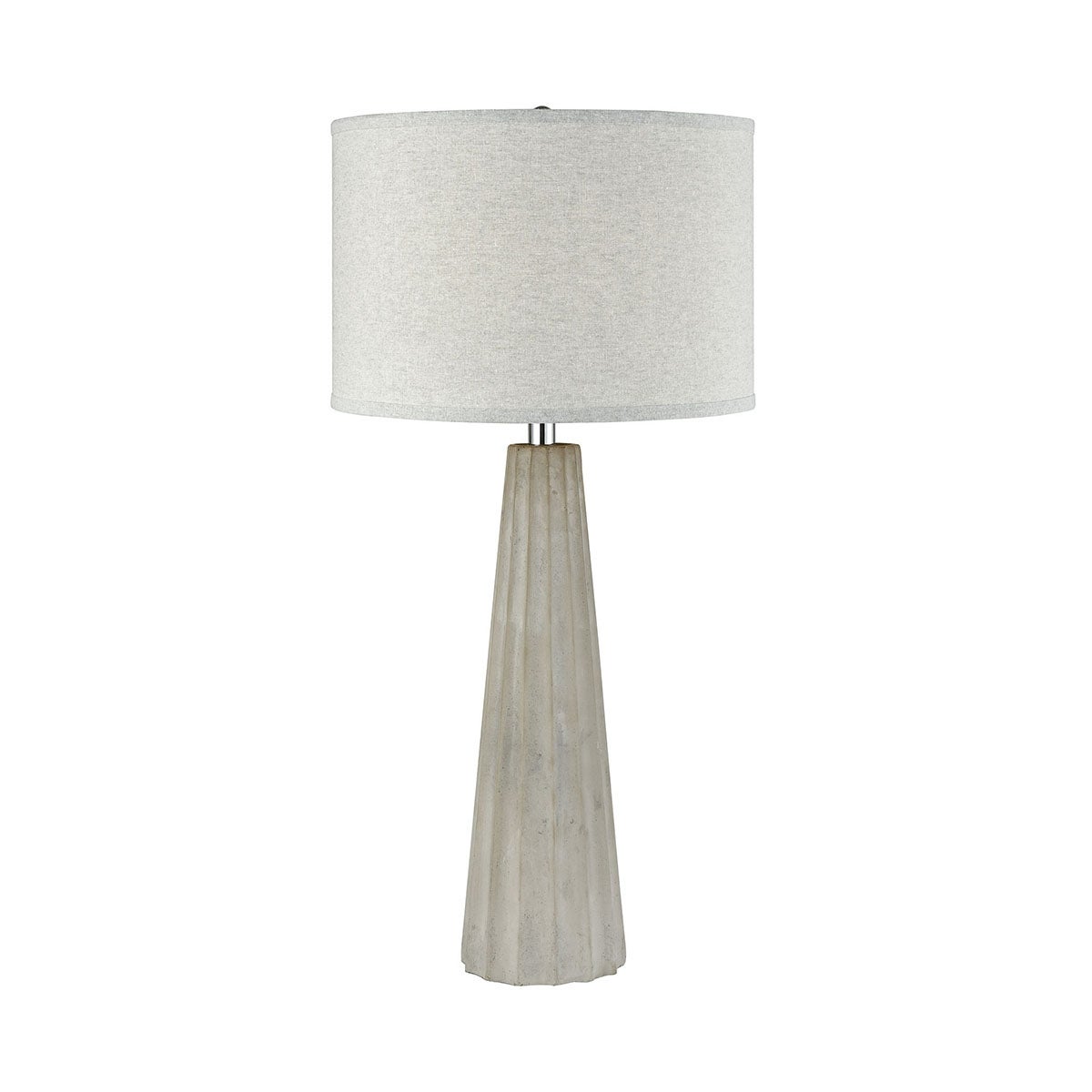 Castlestone Table Lamp in Polished Concrete - Mycitystee