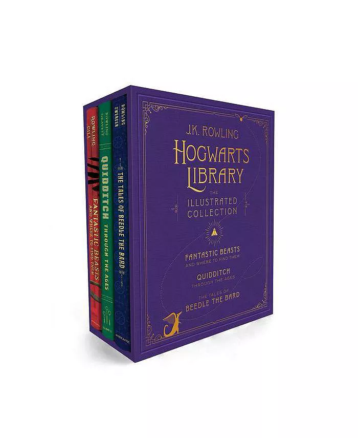 Barnes Noble Hogwarts Library: The Illustrated Collection by J. K. Rowling - Mycitystee