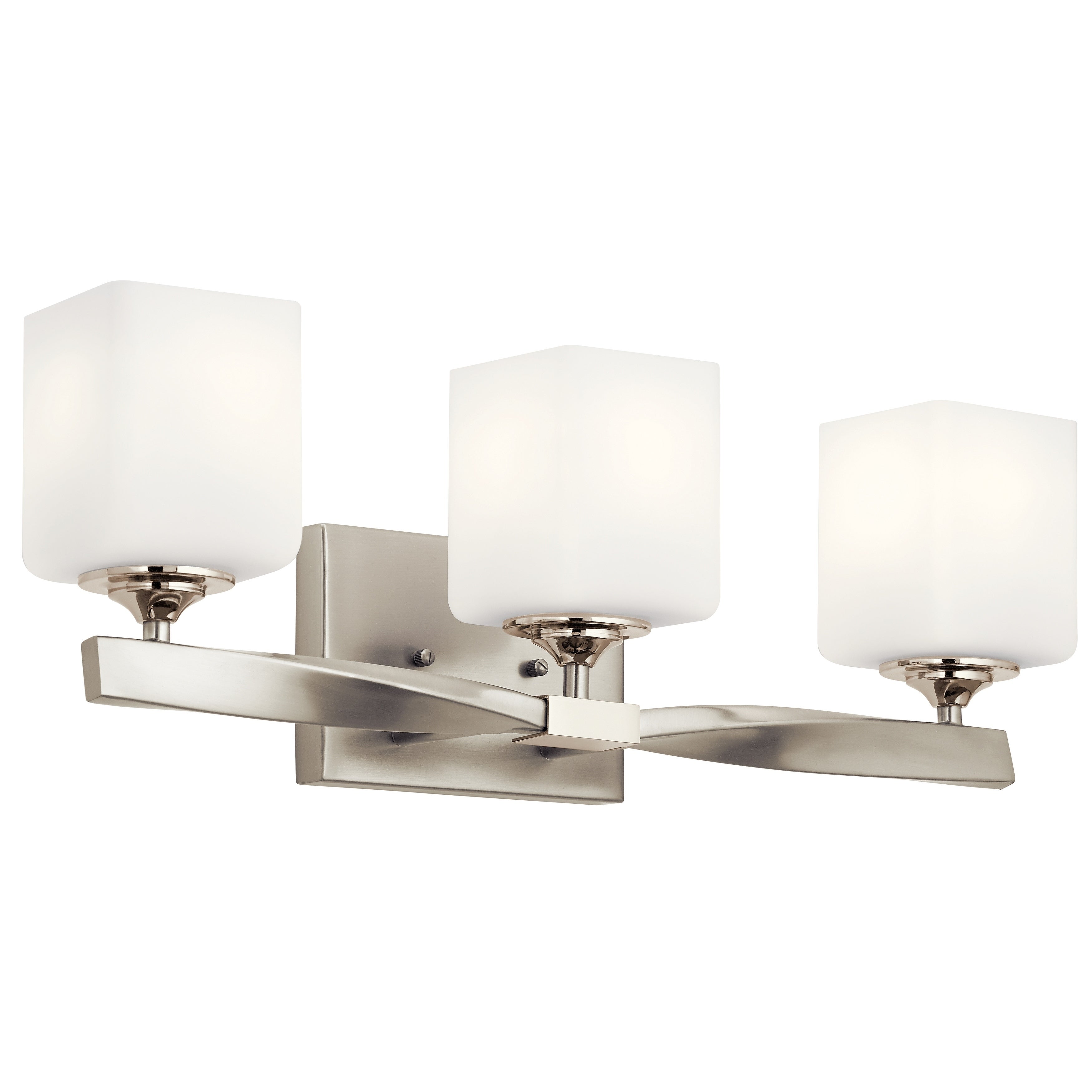 Kichler Lighting Marette 3-Light Vanity Light Brushed Nickel - Mycitystee