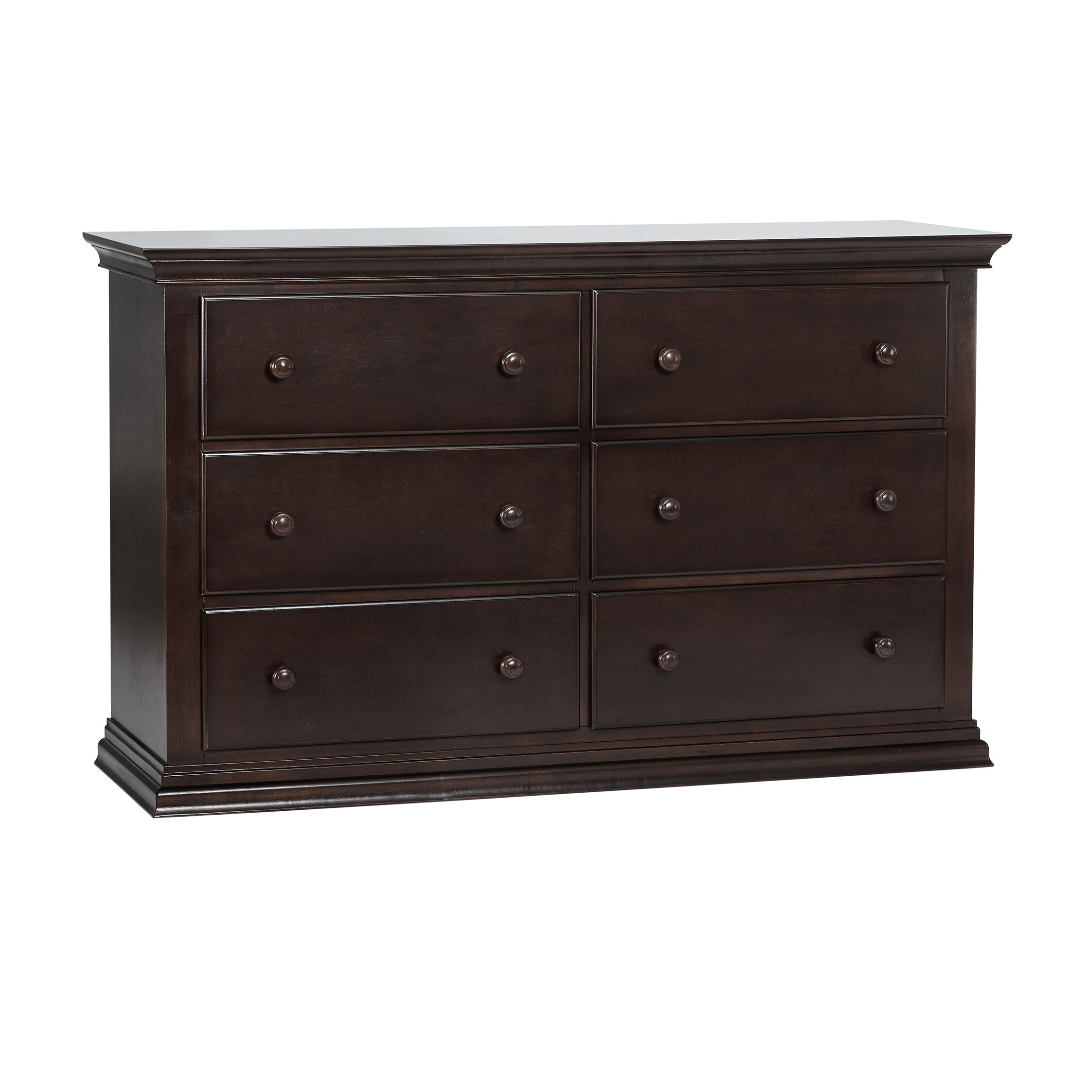 Wooden Dresser with 6 Drawers Modern Bedroom Storage Furniture Antique - - 35763603 - Mycitystee