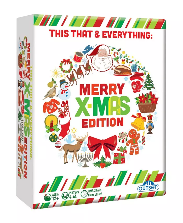 MasterPieces Puzzles Outset Media This That Everything - Merry Xmas Edition Party Game - Mycitystee