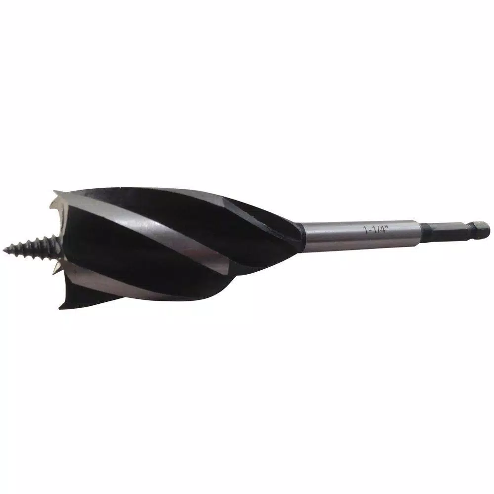 BLU-MOL 1-1/4 in. Dia x 6-1/2 in. L Xtreme Power Wood Boring Bit and#8211; XDC Depot - Mycitystee