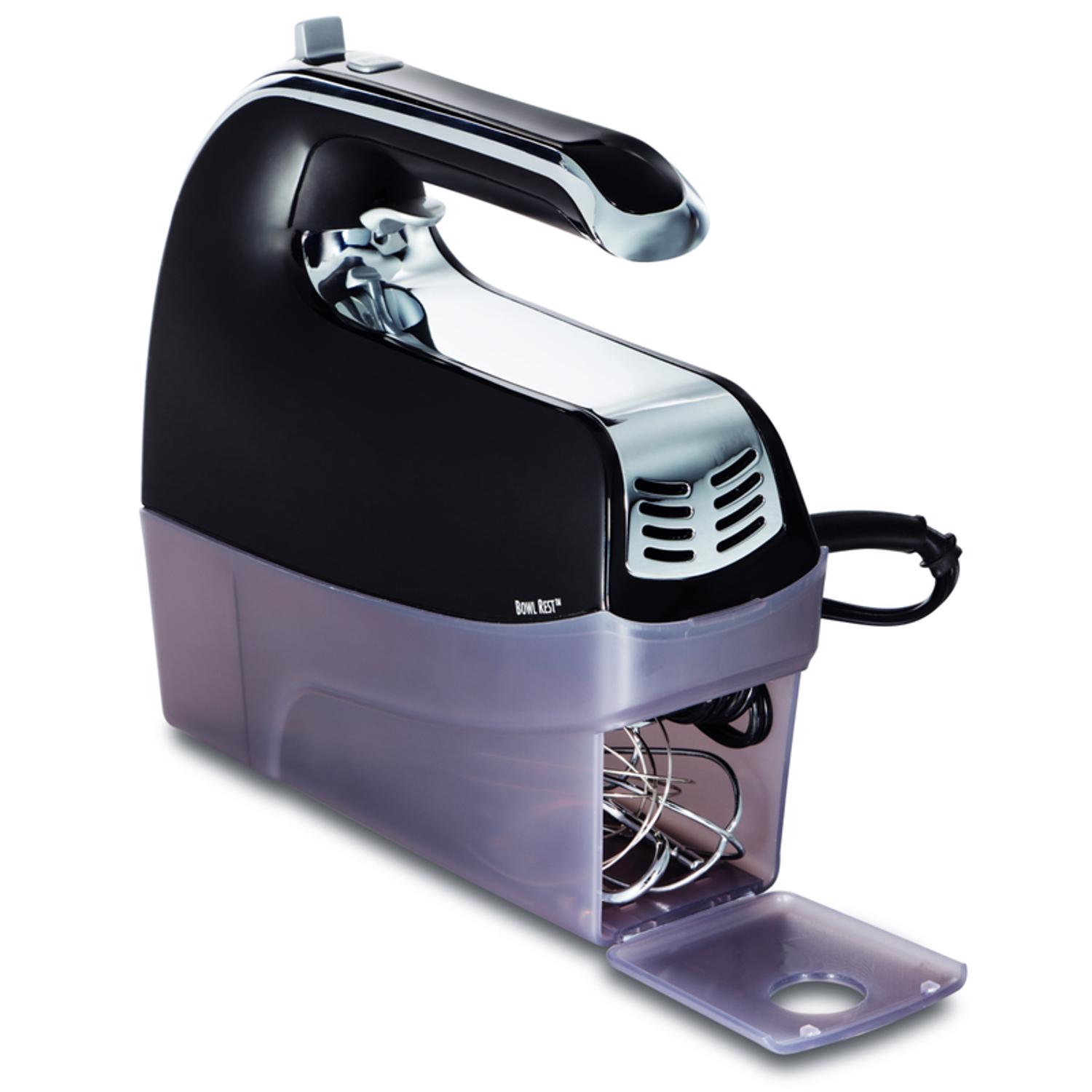 Hamilton Beach Black/Silver 6 speed Hand Mixer - Mycitystee