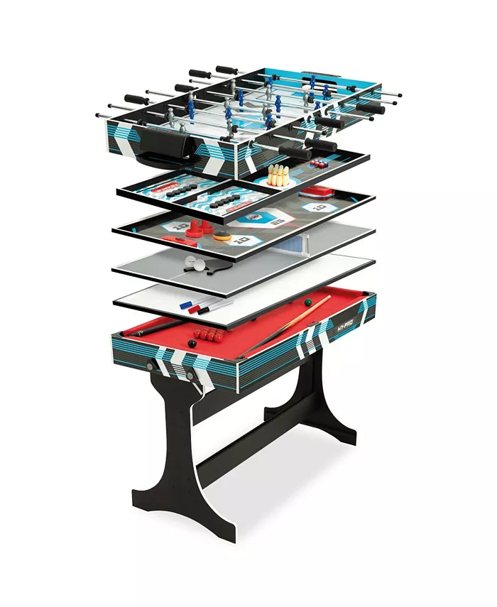 Flat River Group HY-PRO Metron 12 Games in 1 Table Top Game Pool - Mycitystee