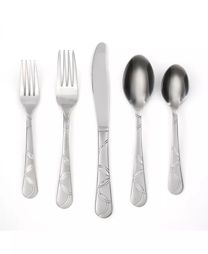 Cambridge Silversmiths Felicity Sand 20-Piece Flatware Set， Service for 4 - Mycitystee