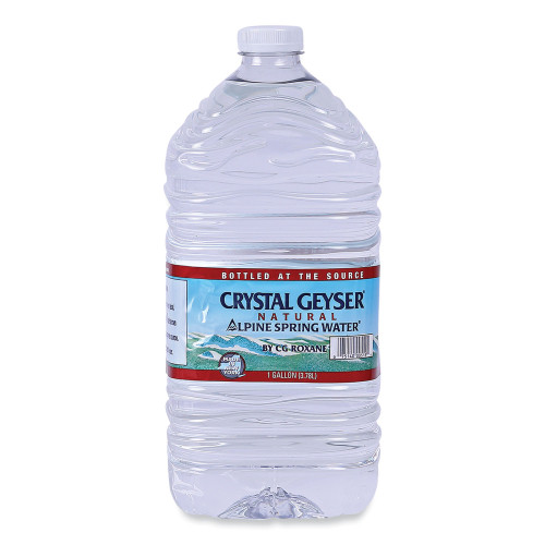 Crystal Geyser Alpine Spring Water， 1 Gal Bottle， 6/Case (12514CT) - Mycitystee