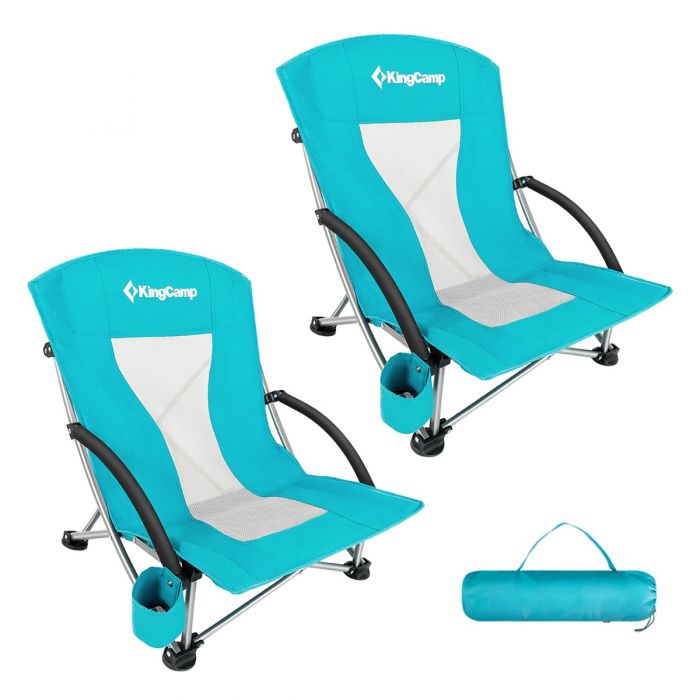 KingCamp Low Back Beach Lightweight Chair 2pack-BRoadout - Mycitystee