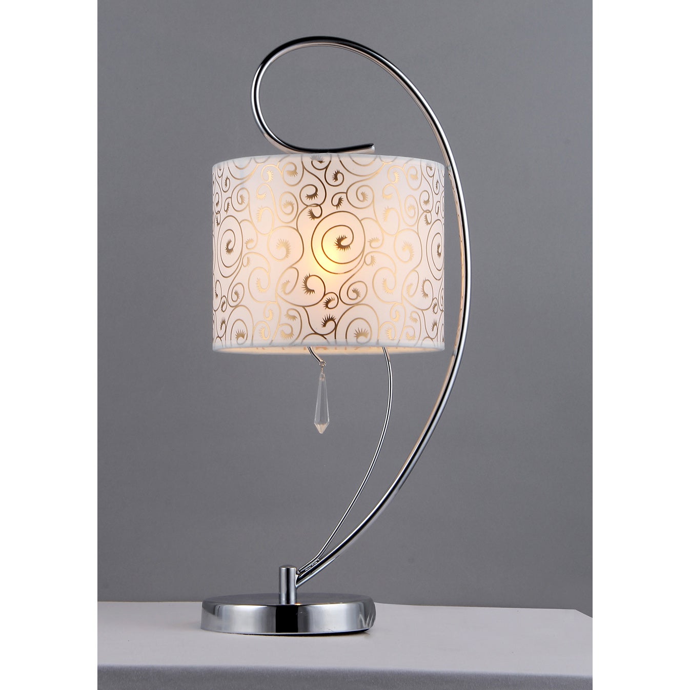 Swirl Crystal Table Lamp - Mycitystee