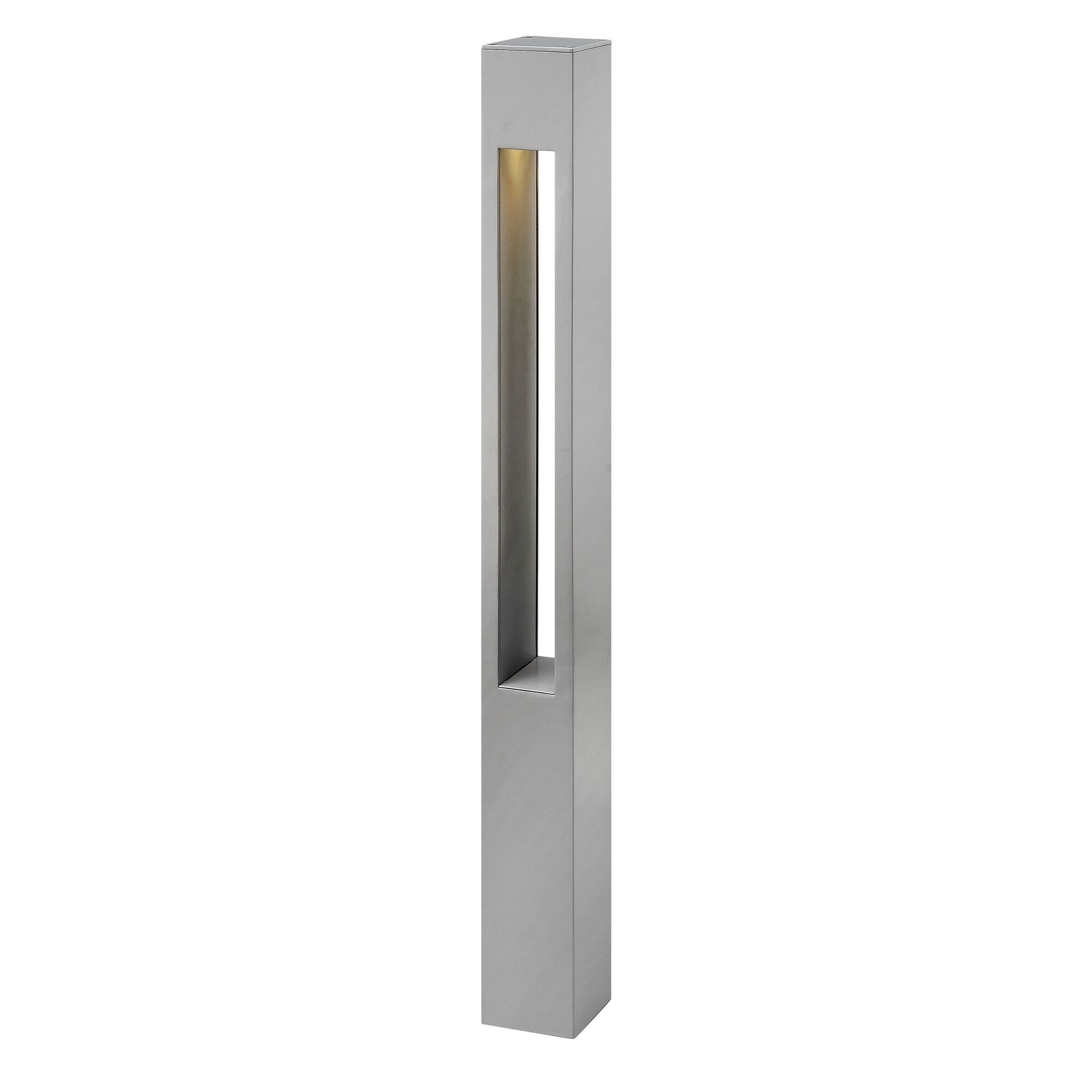 Hinkley Landscape Atlantis LED 5 Watt Bollard Light - Silver - Mycitystee