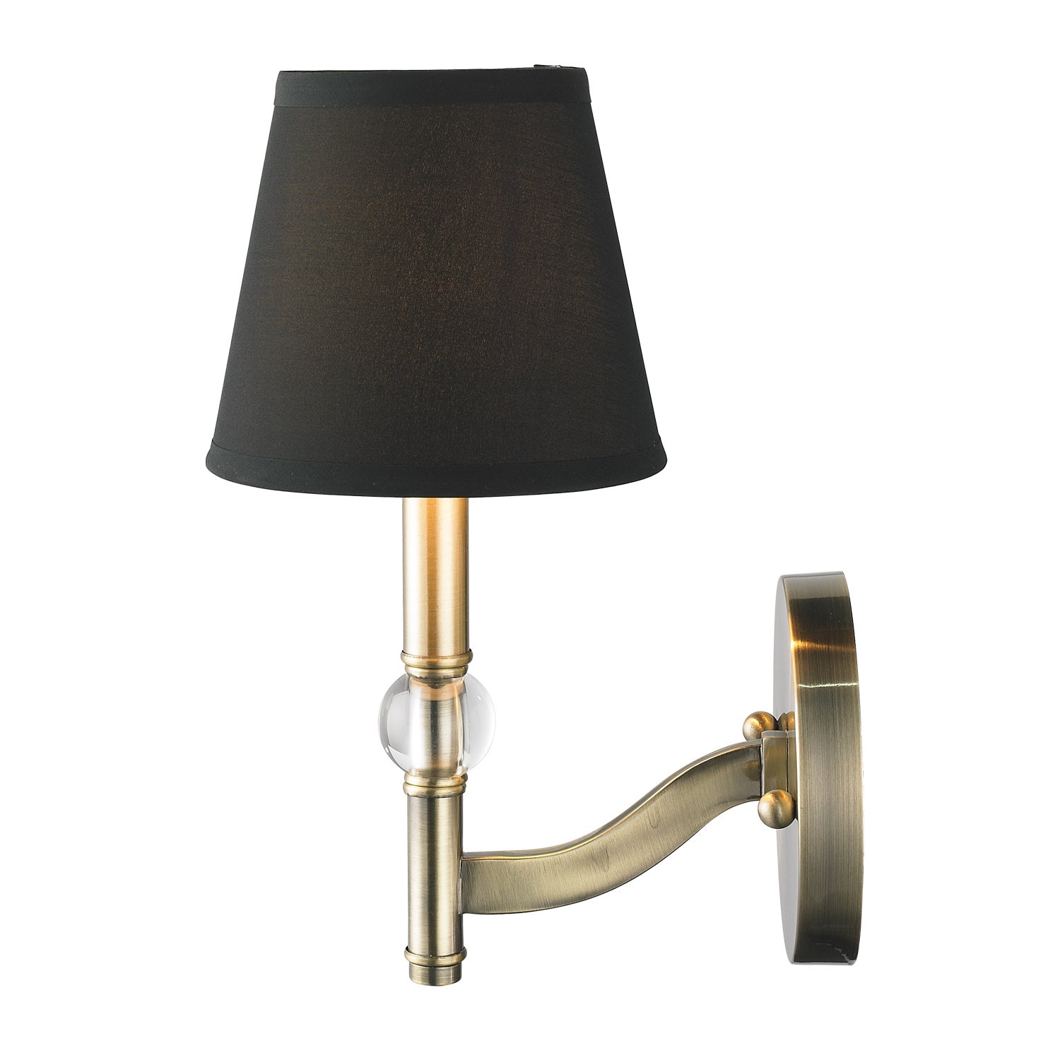 Golden Lighting Waverly Aged Brass Tuxedo Shade Wall Sconce - Mycitystee