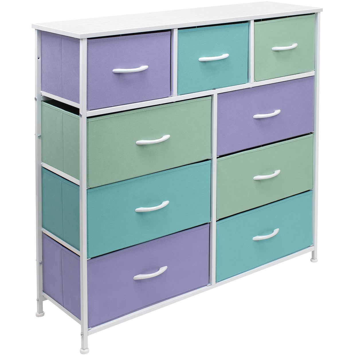 Dresser with 9 Drawers - Furniture Chest For Kids Bedroom - - 35274911 - Mycitystee