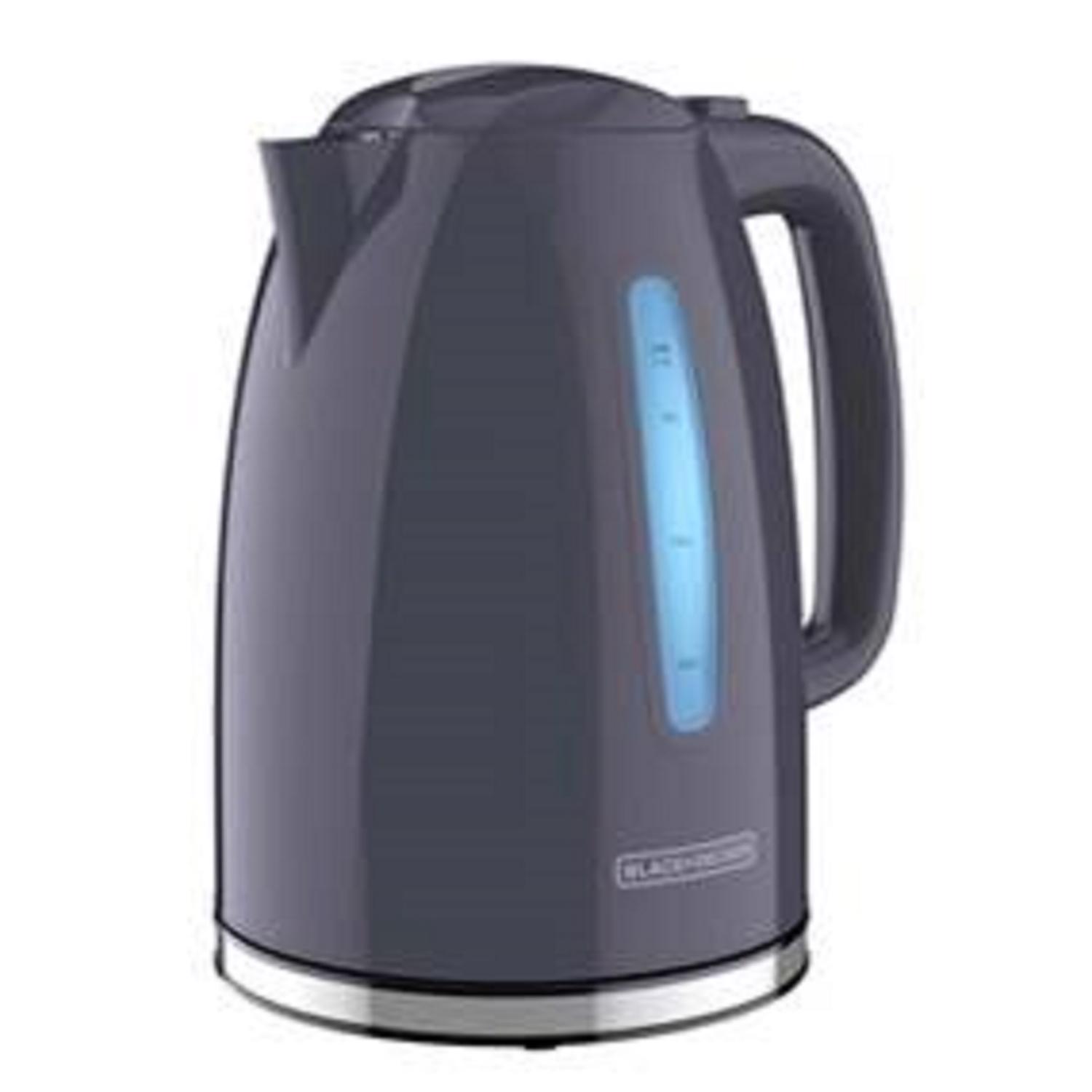 Black+Decker 1.7 L Gray Electric Kettle - Mycitystee