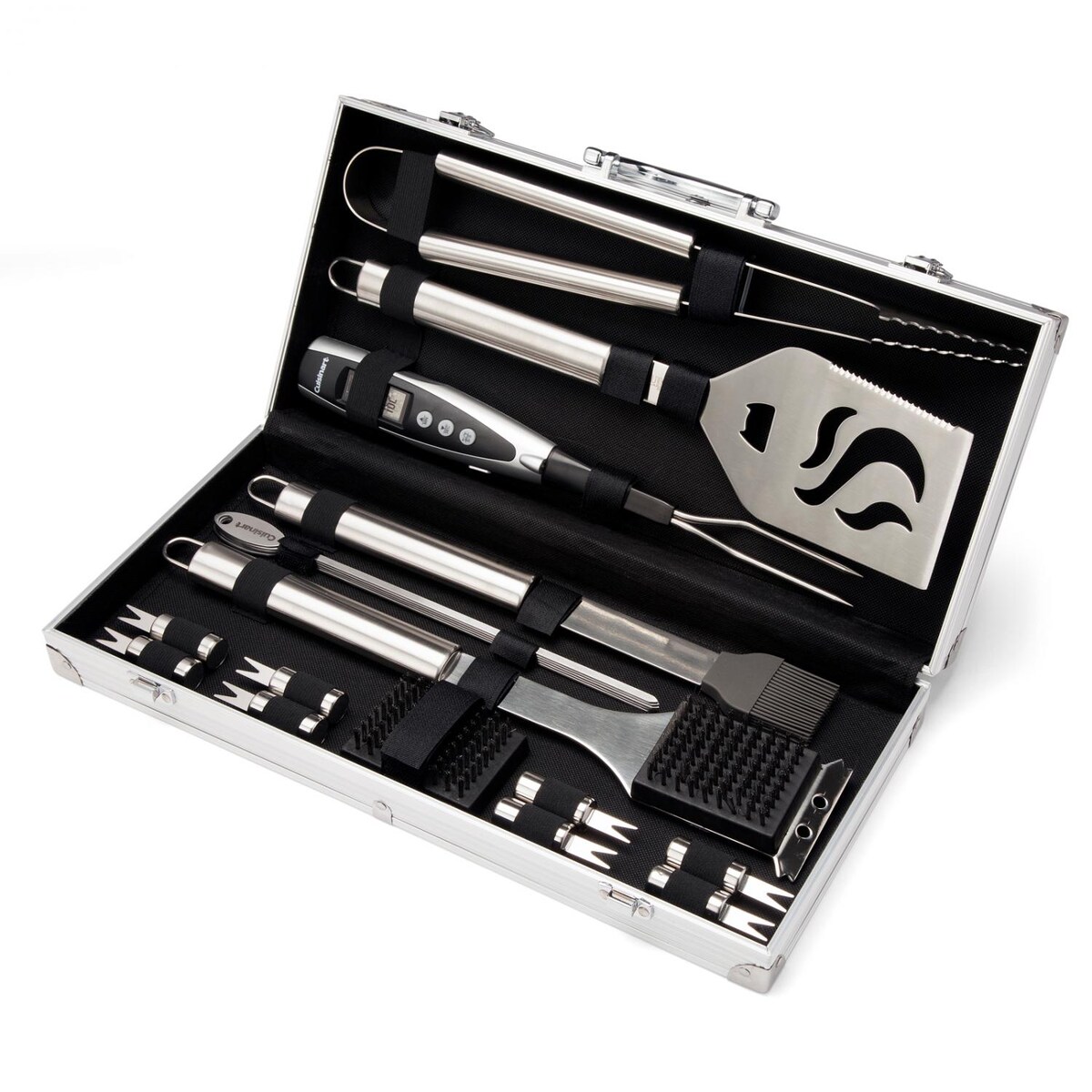 Cuisinart 20-Piece Deluxe Stainless Steel Grill Tool Set - Mycitystee