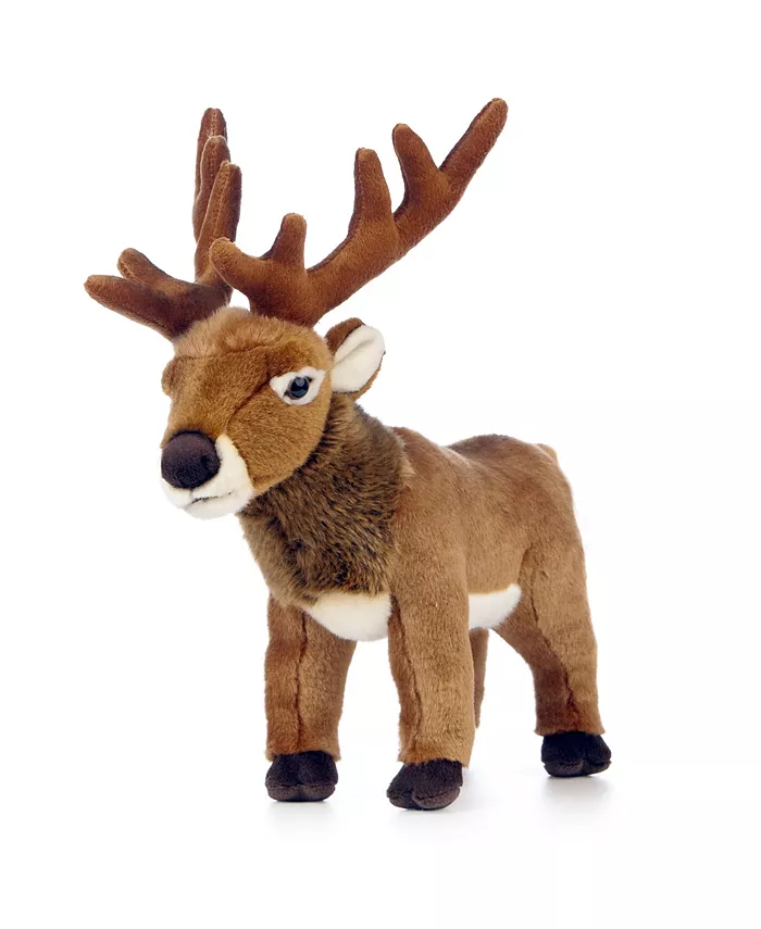 Living Nature Red Deer Stag Stuffed Toy - Mycitystee