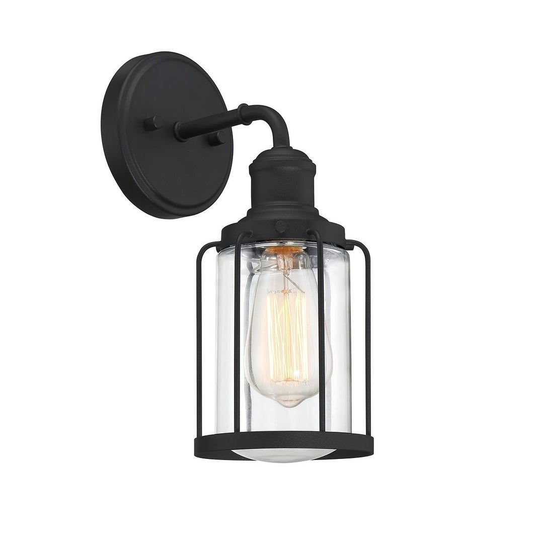 Quoizel Ludlow Earth Black 1-light Wall Sconce - Mycitystee