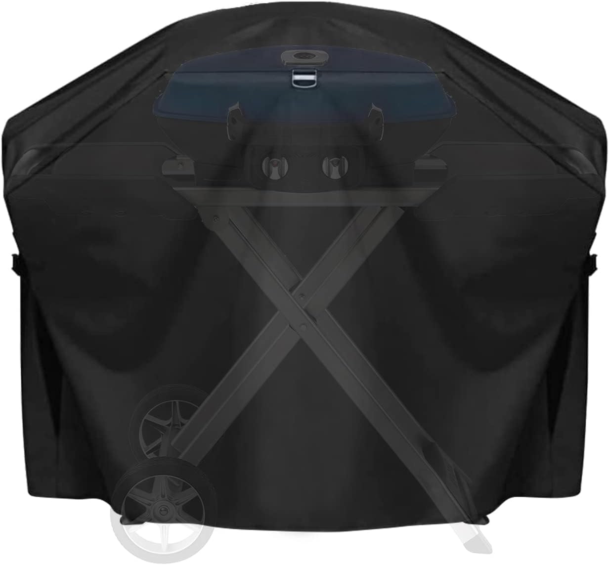 Premium Grill Cover for Napoleon Travel Q285 & PRO285 Scissor Cart Gas Grills - Mycitystee