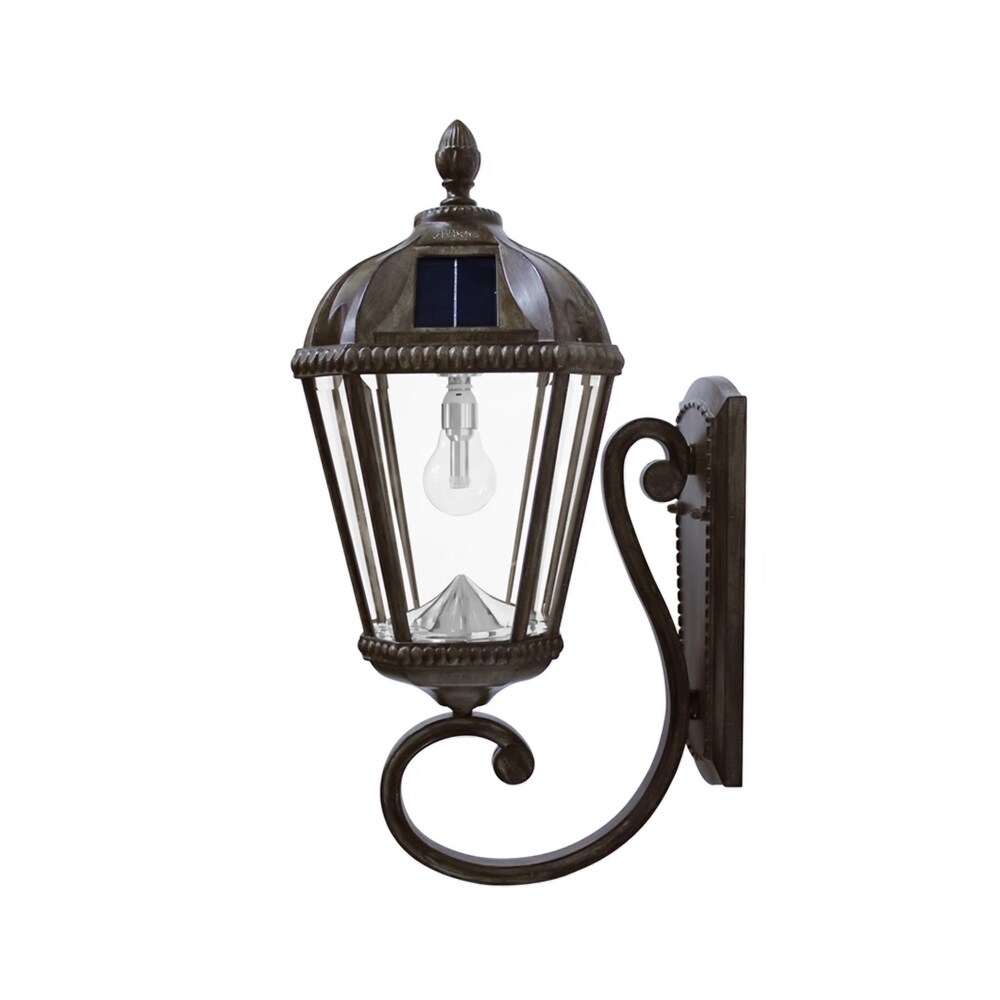 Gama Sonic Royal Bulb - Wall Mount - Weathered Bronze - Mycitystee