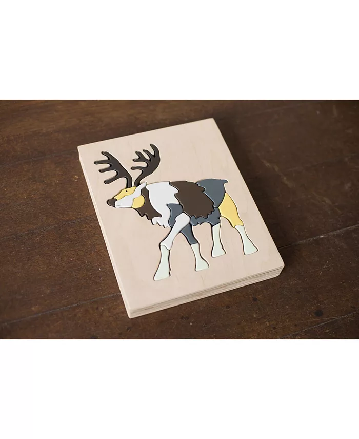 eguchi toys Wooden Animal Puzzle - Mycitystee