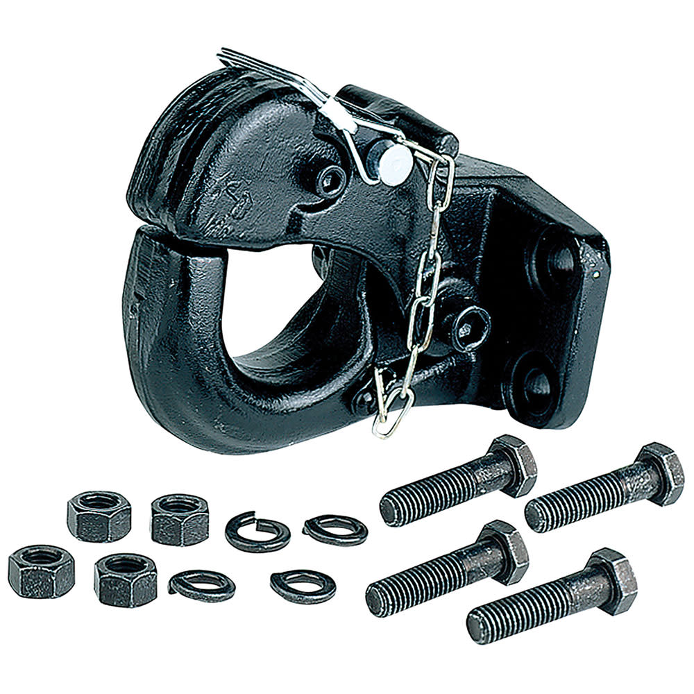 Reese 10 Ton 30000 lbs Steel Heavy Duty Bolt On Pintle Hook - Mycitystee