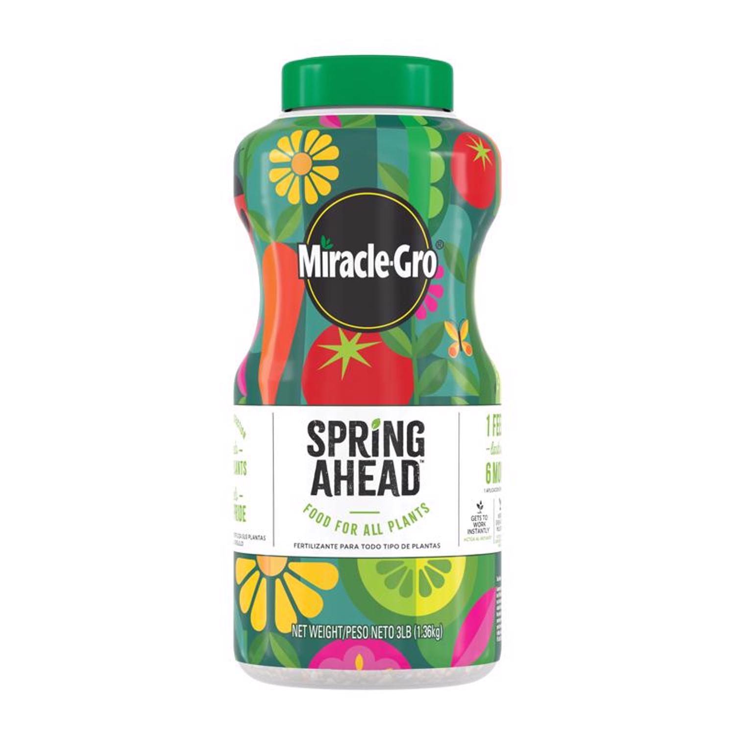 Miracle-Gro Spring Ahead Granules All Purpose Plant Food 3 lb - Mycitystee