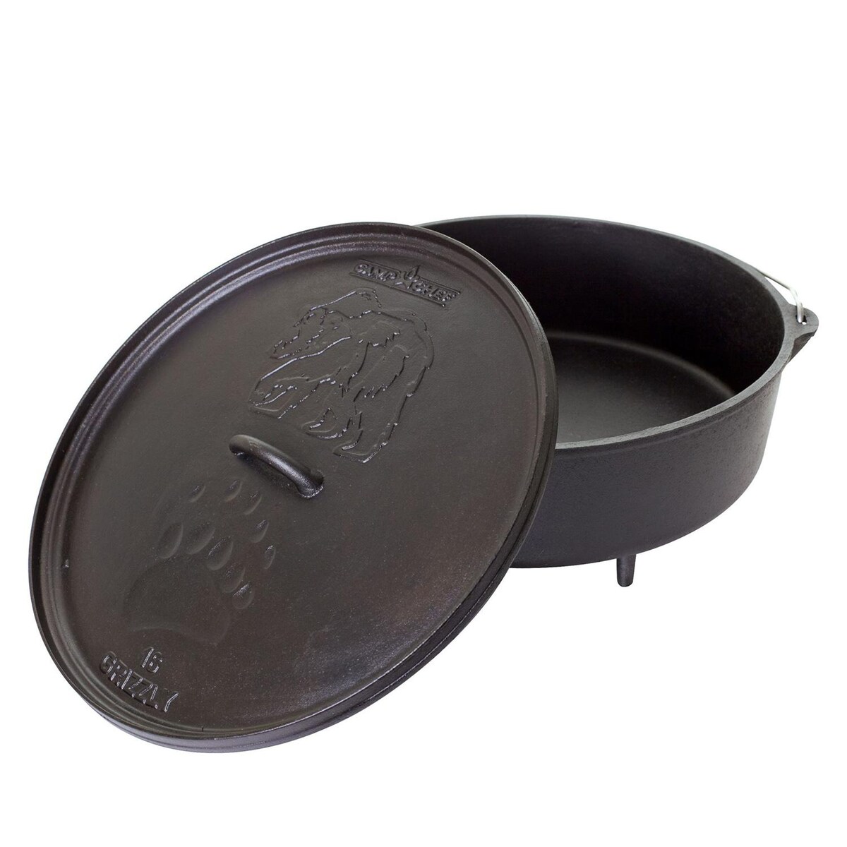 Camp Chef 10-Quart Seasoned Cast Iron Dutch Oven - Mycitystee