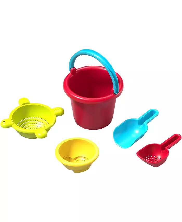 Haba Sand Toys Basic Set - 5 Piece Toddler Sized Set - Mycitystee