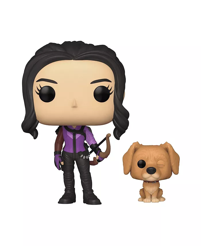 Funko Pop! POP Buddy: Hawkeye - Kate Bishop with Lucky the Pizza DogandnbspVinyl Bobblehead #1212 - Mycitystee