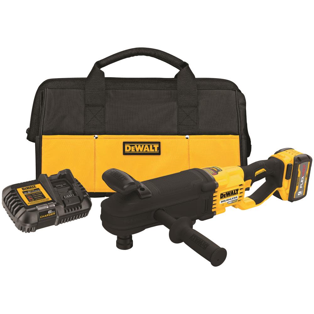 DEWALT 60V MAX Stud and Joist Drill Kit Brushless Quick-Change Chuck E-Clutch DCD471X1 from DEWALT - Mycitystee