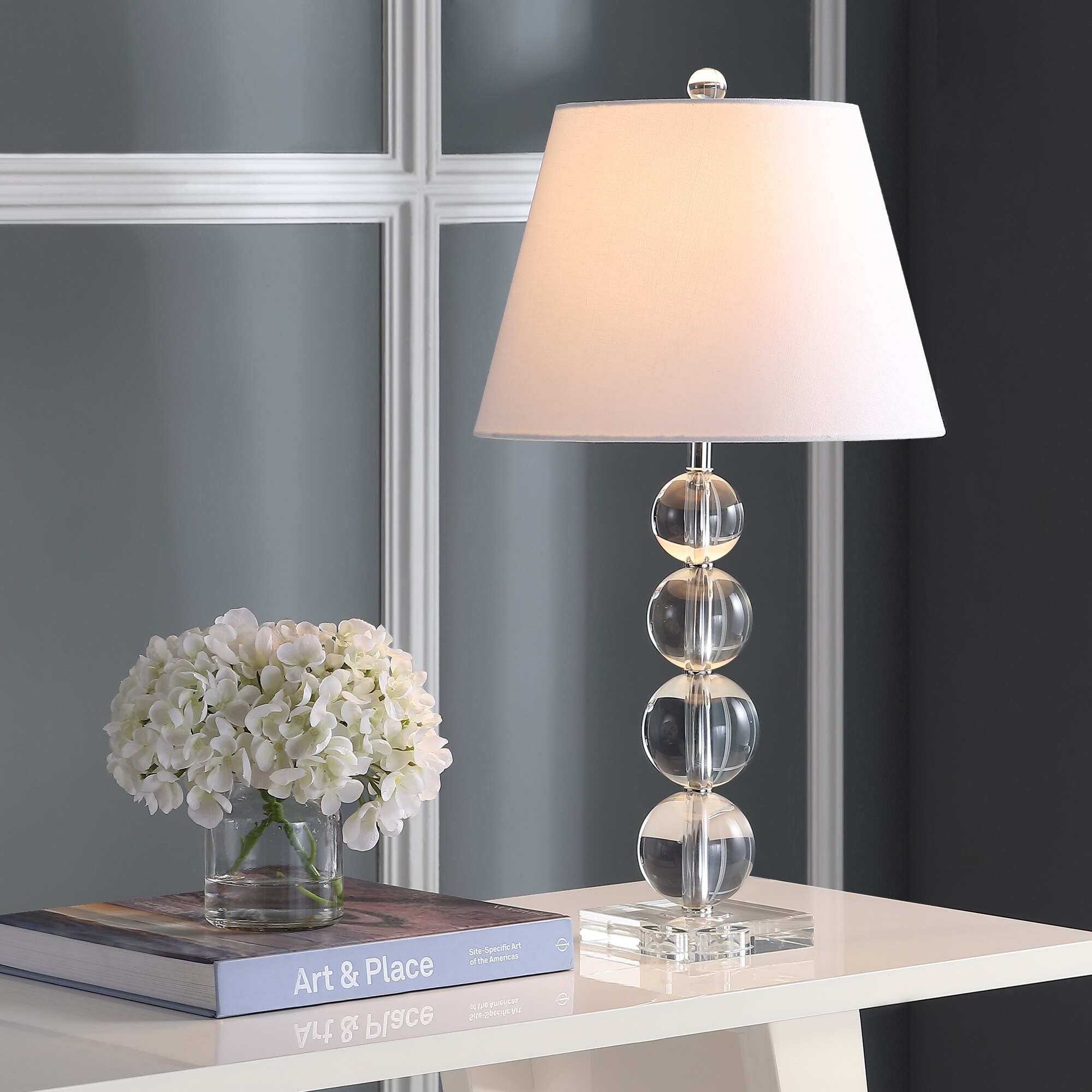 SAFAVIEH Lighting 27-inch Millie Crystal Table Lamp (Set of 2) - 14