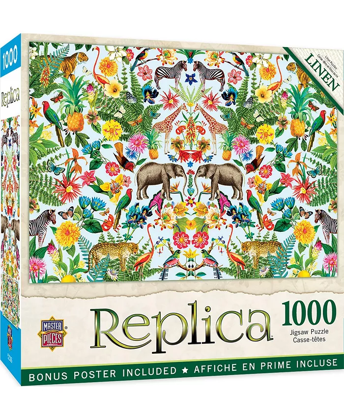MasterPieces Puzzles Replica - Safari - 1000 Piece - Adult Jigsaw Puzzle - Mycitystee
