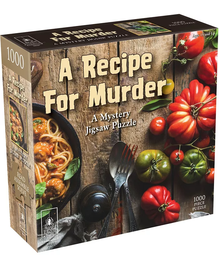 BePuzzled A Recipe for Murder - Mystery Jigsaw Puzzle - Mycitystee