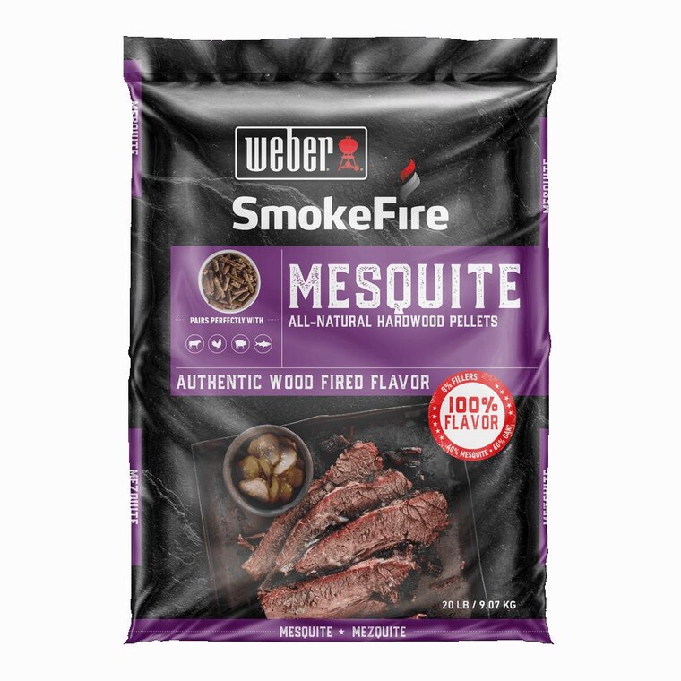 Weber 190003 SmokeFire Mesquite All-Natural Hardwood Pellets - Mycitystee
