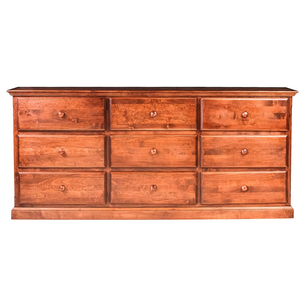 Forest Designs Traditional Nine Drawer Dresser: 72W X 32H X 18D - - 11901655 - Mycitystee