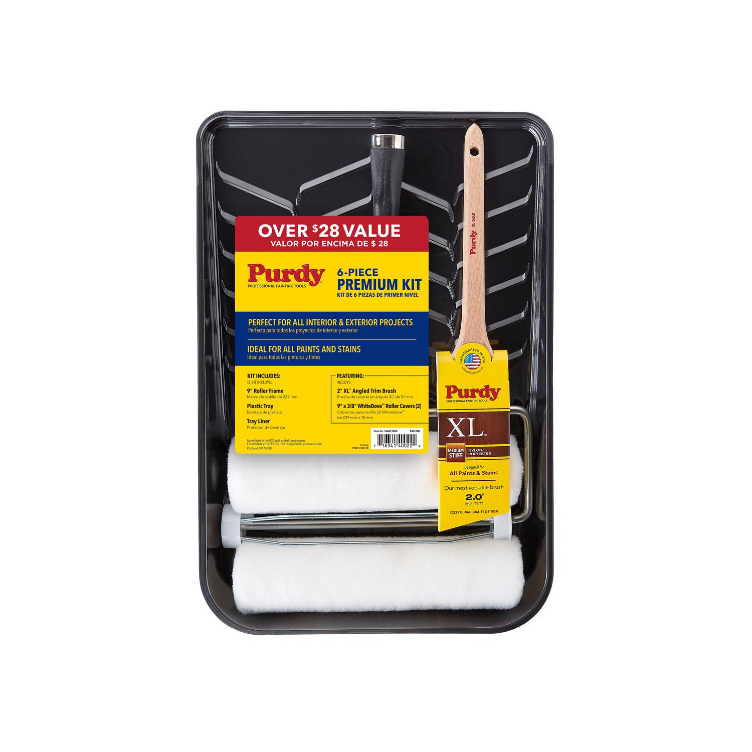 Purdy Premium 9 in. W Regular Paint Roller Kit Threaded End - Mycitystee