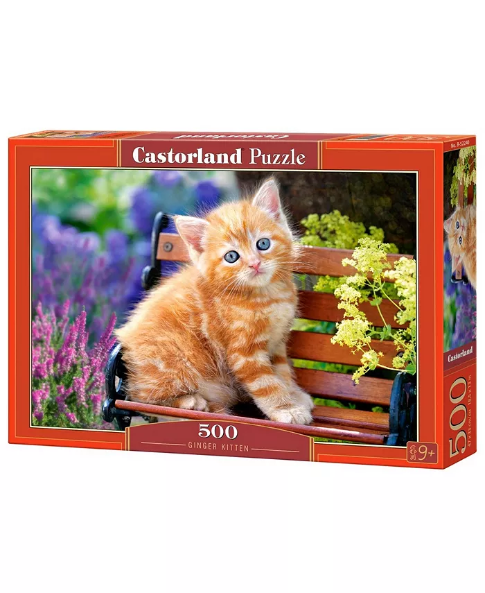 Castorland Ginger Kitten Jigsaw Puzzle Set， 500 Piece - Mycitystee