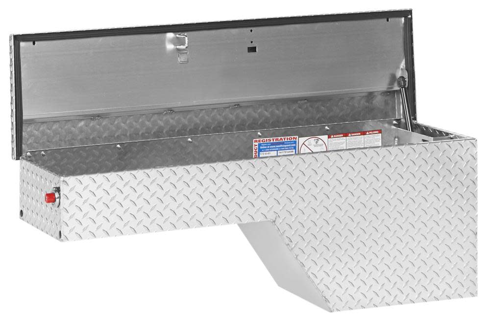 Pork Chop Box, Aluminum, Driver Side, 3.4 Cu. Ft. - Mycitystee