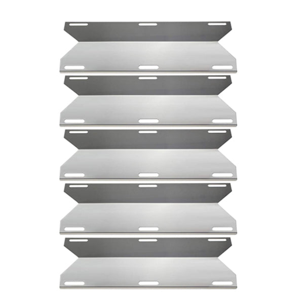 Grill Heat Plates fits Jenn-Air 720-0101, 720-0139, 720-0142, 720-0150, 720-0151, 740-0165, 750-0165 5 Burner Grills, 5 Pcs Parts 17 3/4'' x 6 3/8'' , - Mycitystee