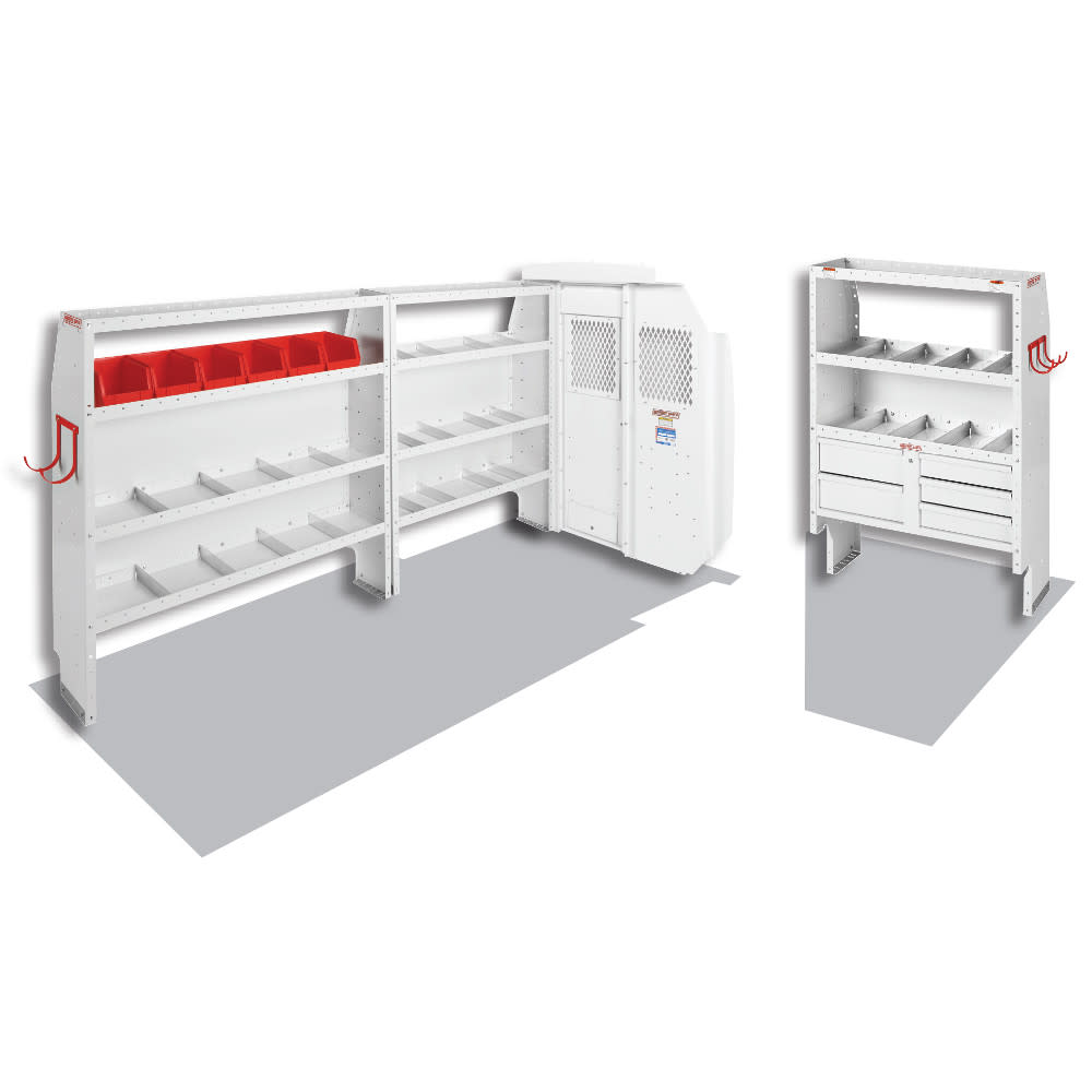 General Service/ Contractor Package for Mid-Roof, 148 Inch Wheel Base Ford Transit Vans - Mycitystee