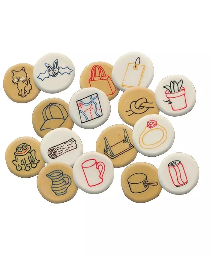 Yellow Door Rhyming Pebbles Enhance Phonemic Awareness and Vocabulary - Set of 16 - Mycitystee