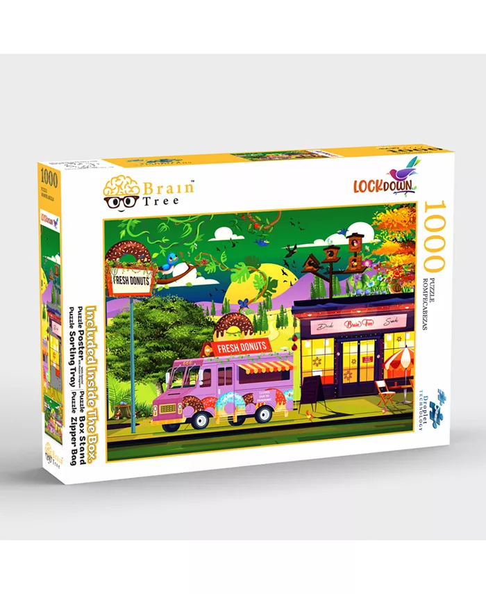 Brain Tree Games Lockdown 1000 Piece Jigsaw Puzzle - Mycitystee