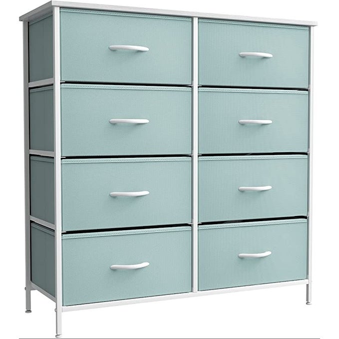 Sorbus Dresser w/ 8 Fabric Bin Drawers- Furniture Storage Chest for Kids Bedroom - - 35738185 - Mycitystee