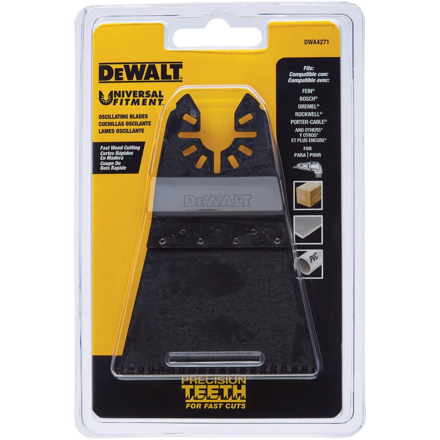 DeWalt Universal Fitment High Carbon Steel Precision Tooth Oscillating Blade 1 pc - Mycitystee