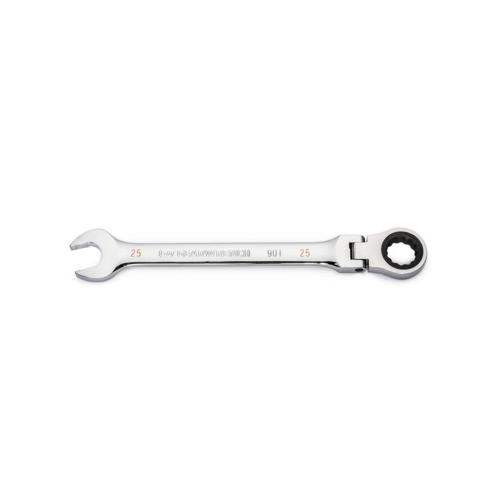 GEARWRENCH 25mm 90T 12 Point Flex Head Ratcheting Combination Wrench 86725 from GEARWRENCH - Mycitystee