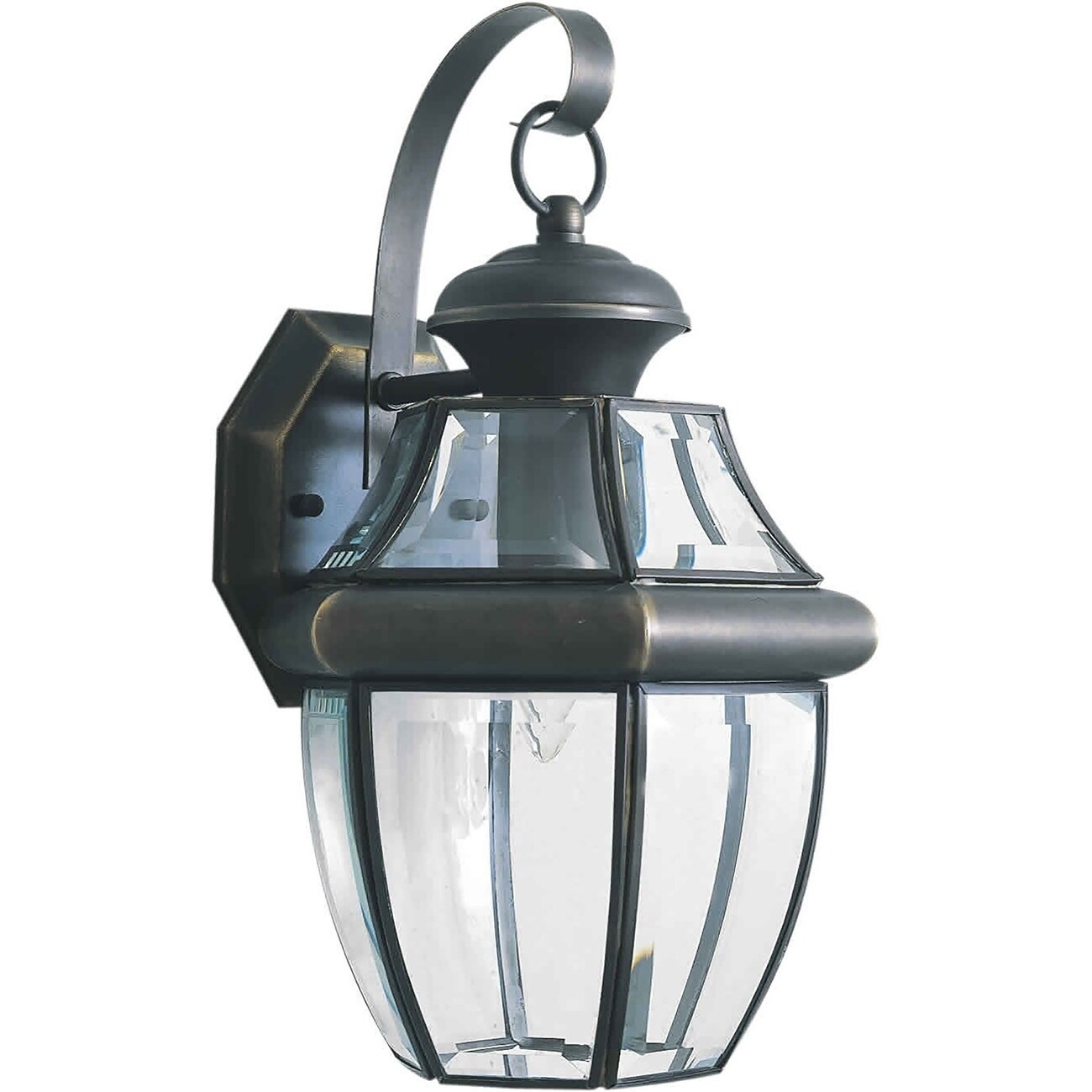 1-Light Royal Bronze Outdoor Wall Lantern with Clear Beveled Glass Panels Shopping - The Best Deals on Outdoor Wall Lanterns | 33520292 - Mycitystee