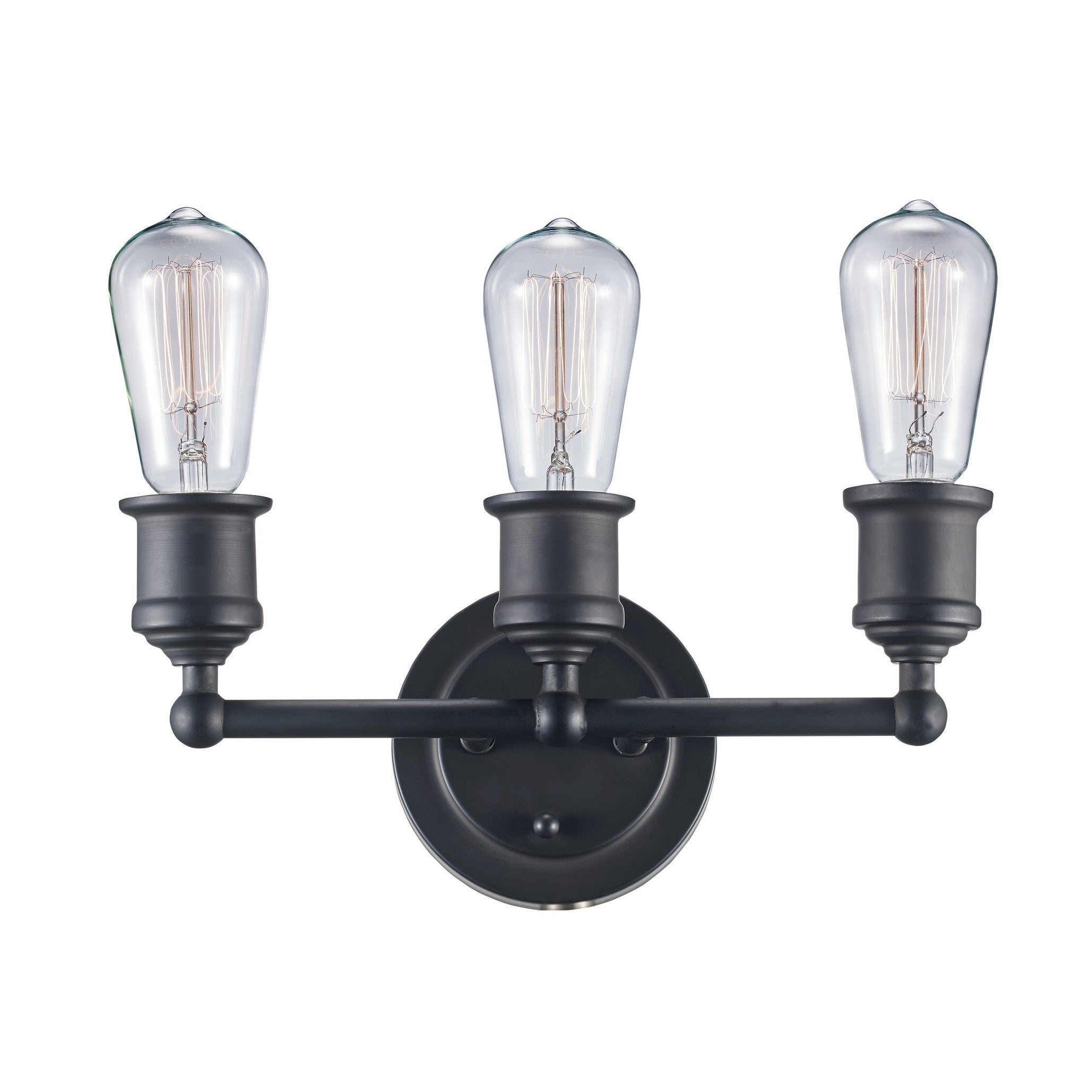 Underwood Rubbed Oil Bronze 3-light Vanity Bar - Mycitystee