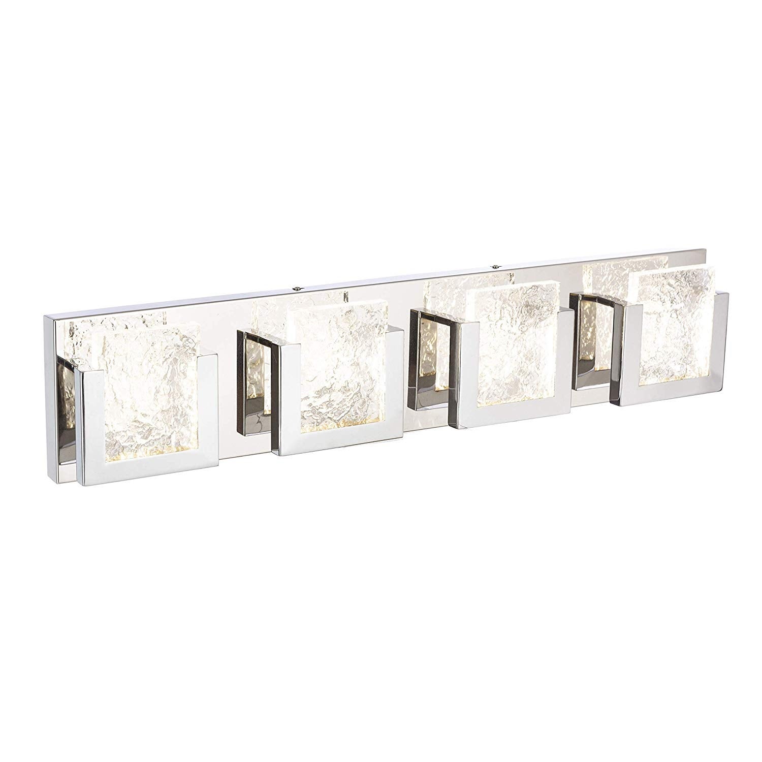 Dyconn Faucet Castle 4-light Frozen Ice Block Bathroom Vanity Light - Mycitystee