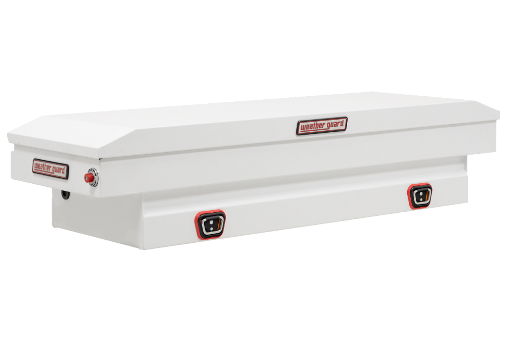 Weather Guard Saddle Truck Tool Box Steel Compact White - Mycitystee